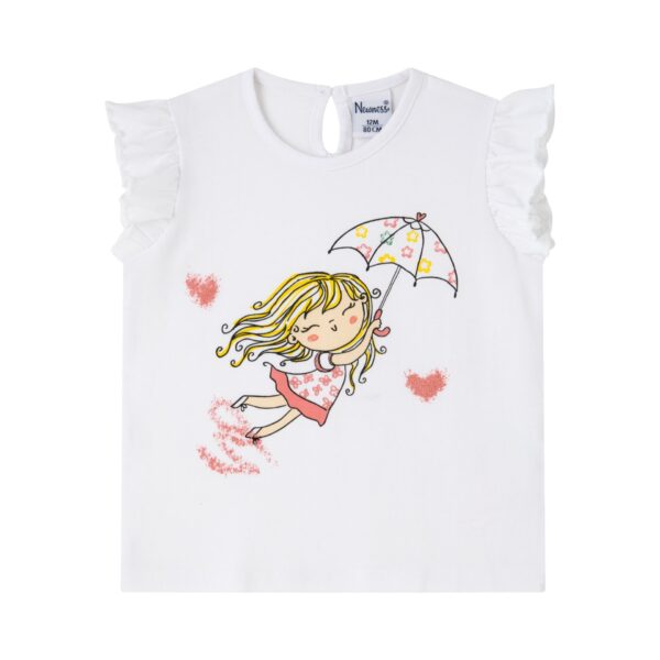 Camiseta blanca chica