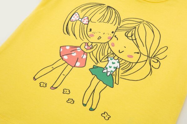 Camiseta amarilla chica - Imagen 3