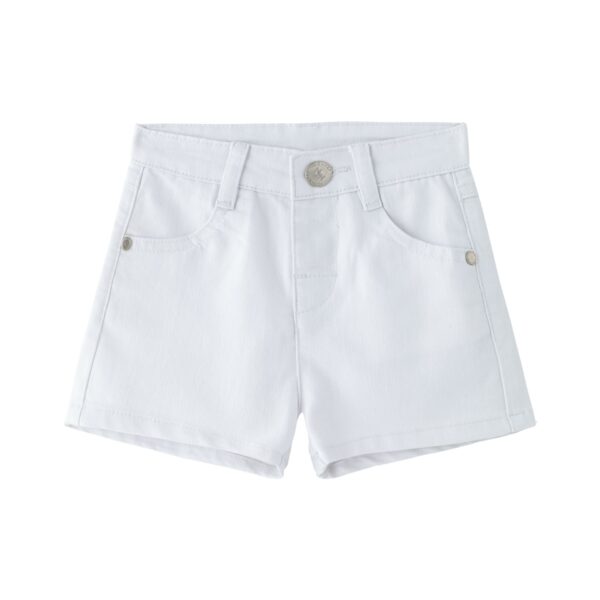 Short vaquero blanco