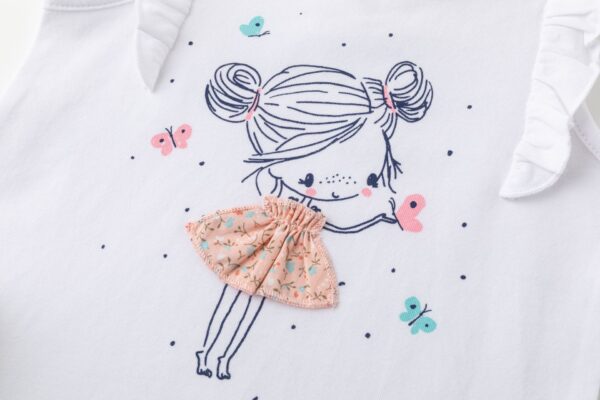 Camiseta blanca chica 4 - Imagen 4