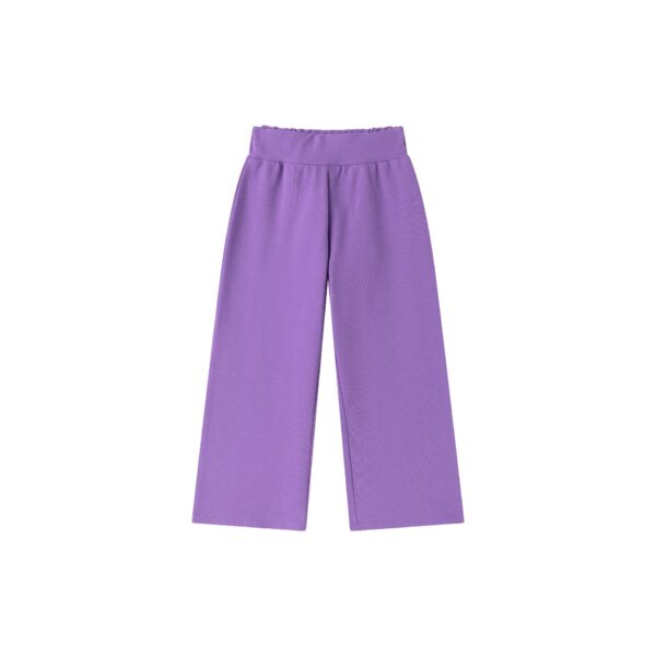 Pantalon  rizo felpa niña Morado