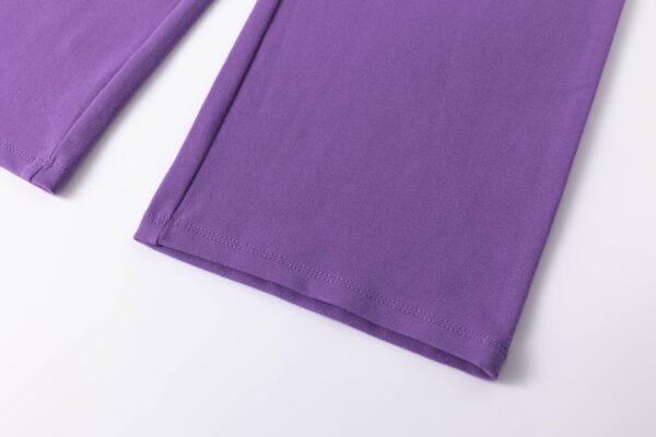 Pantalon  rizo felpa niña Morado - Imagen 8